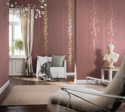 Tapete Floral Glanz rosa Marburg La Veneziana 57940
