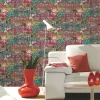 Tapete Graffiti Stein Mauer Kinder bunt 05530-10