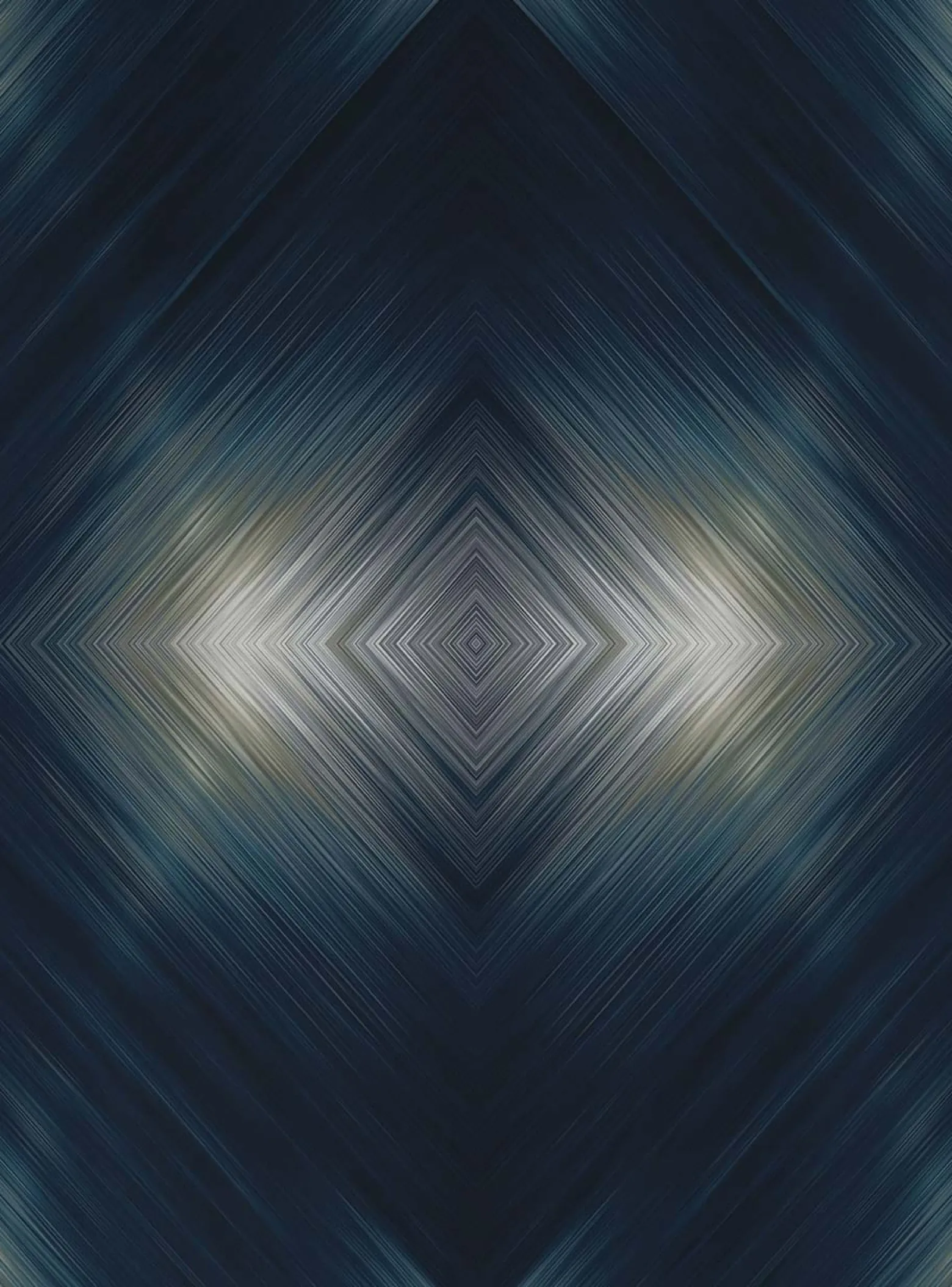 Tapete Grafisch 3D-Effekt Guido Maria Kretschmer blau