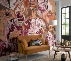 Tapete Granatapfel Gemalt Guido Maria Kretschmer rot