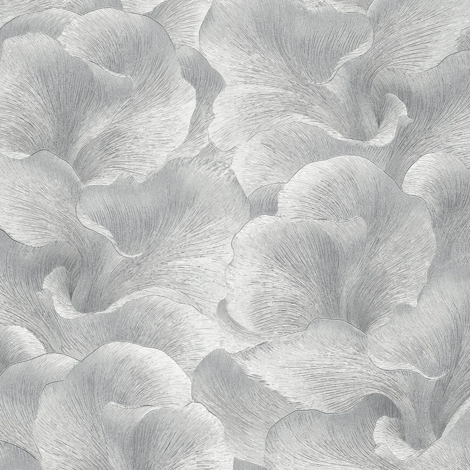 Tapete Guido Maria Kretschmer Floral Silber Metallic