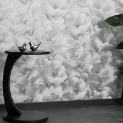 Tapete Guido Maria Kretschmer Floral Silber Metallic