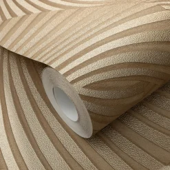 Tapete Guido Maria Kretschmer Fächer Beige Gold 10525-30
