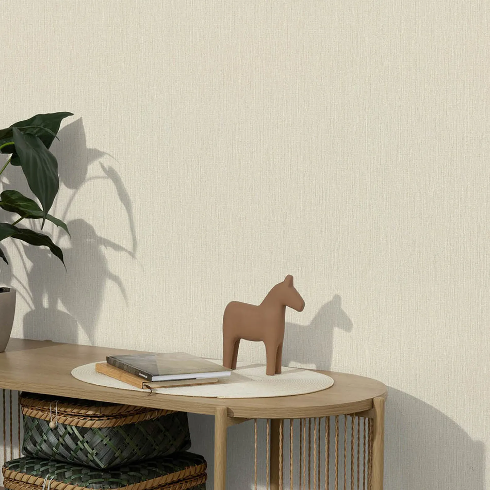 Tapete Guido Maria Kretschmer Uni Beige 10542-02