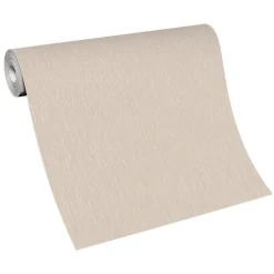 Tapete Guido Maria Kretschmer Uni Linien Beige Glitzer