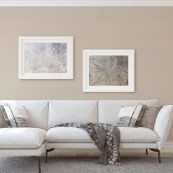 Tapete Guido Maria Kretschmer Uni Linien Beige Glitzer