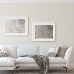 Tapete Guido Maria Kretschmer Uni Linien Creme Glitzer