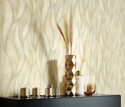 Tapete Guido Maria Kretschmer Blätter beige 10148-14