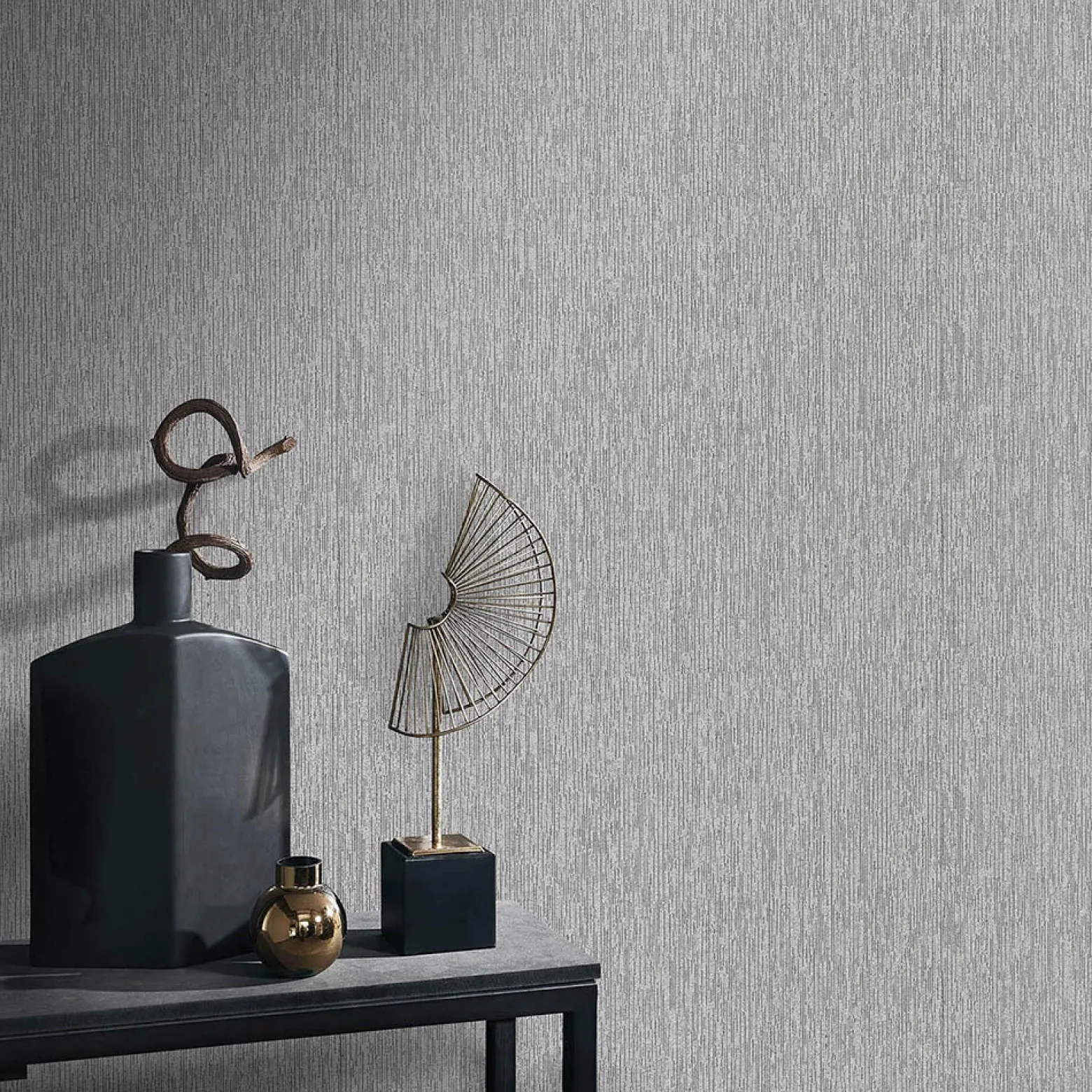 Tapete Guido Maria Kretschmer Uni Silber Metallic 10542-29