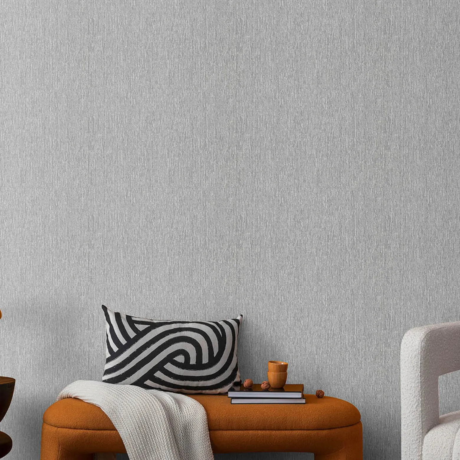 Tapete Guido Maria Kretschmer Uni Silber Metallic 10542-29