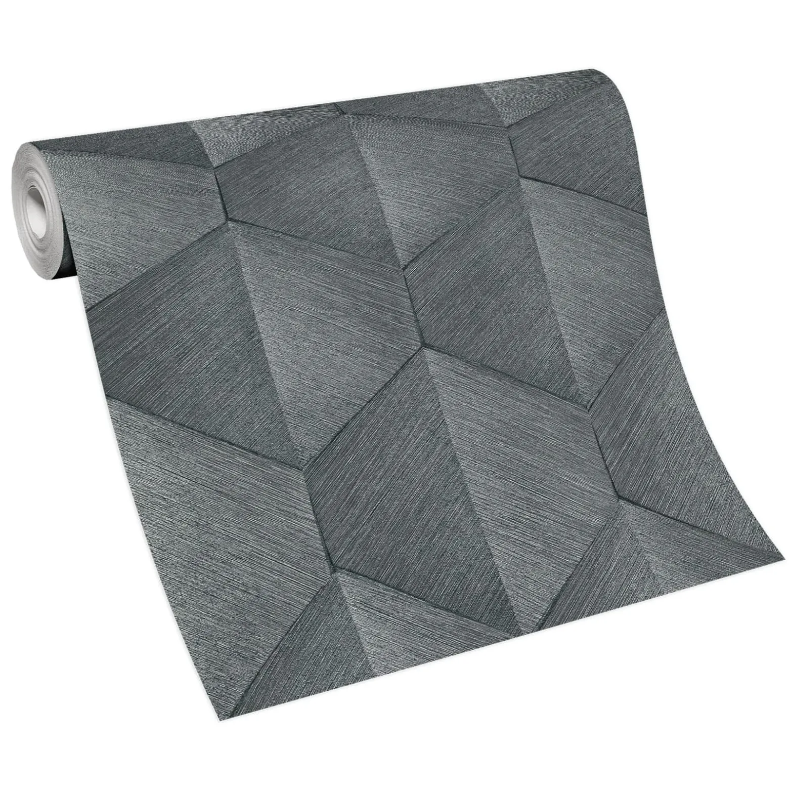 Tapete Guido Maria Kretschmer Grafik Grau Metallic