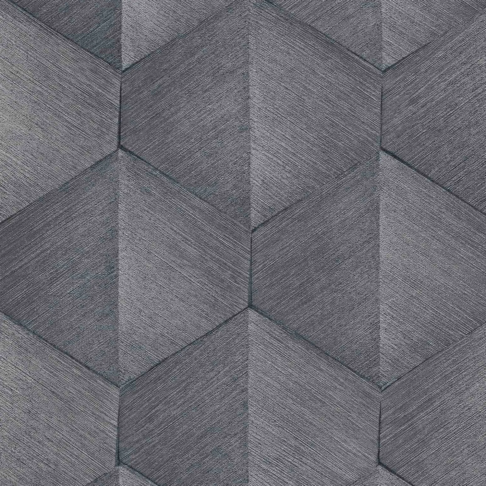 Tapete Guido Maria Kretschmer Grafik Grau Metallic
