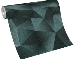 Tapete Guido Maria Kretschmer Dreiecke 3D petrol