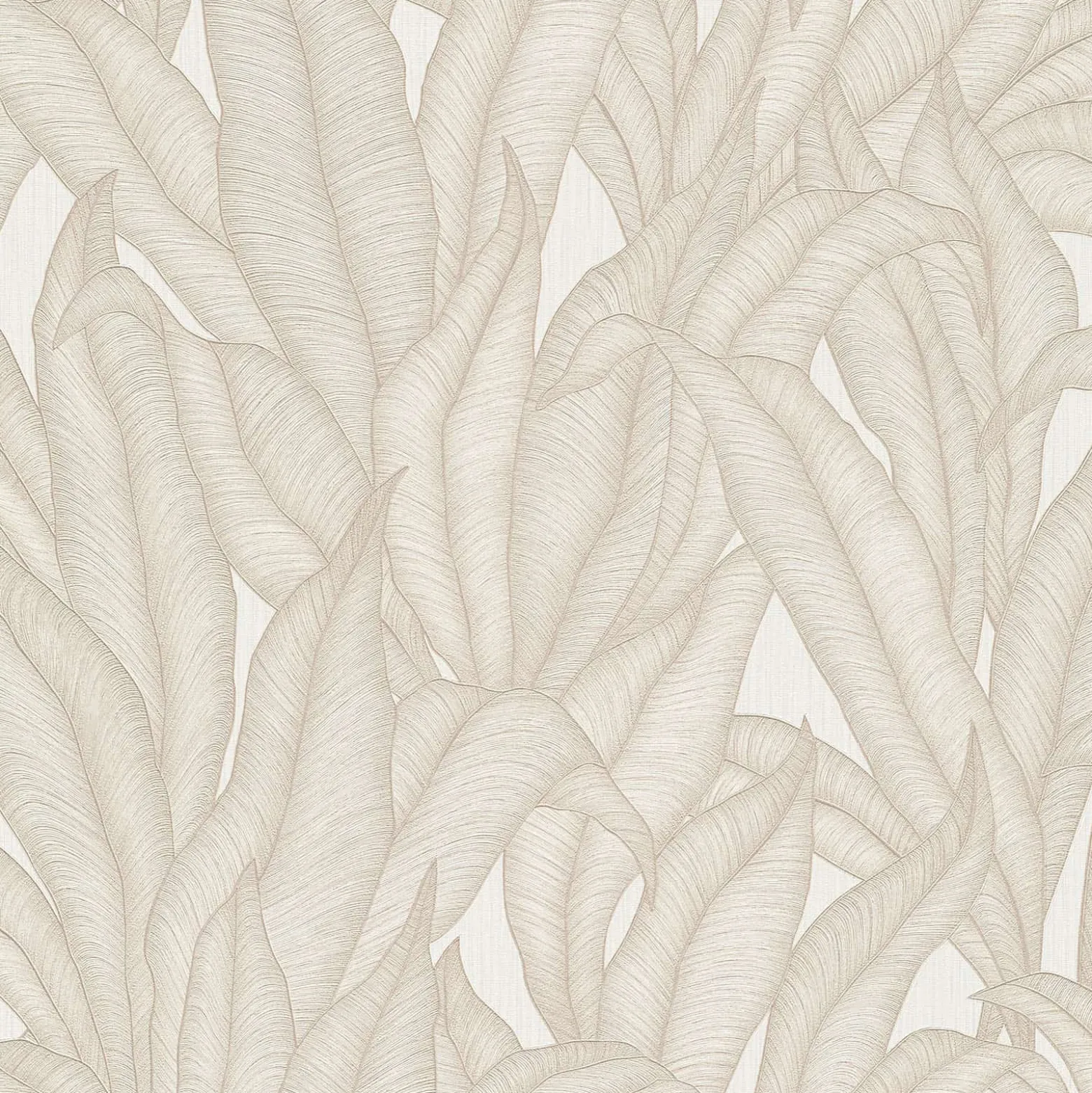 Tapete Guido Maria Kretschmer Blätter Creme Beige