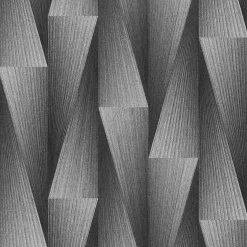 Tapete Guido Maria Kretschmer 3D-Effekt Grau Silber