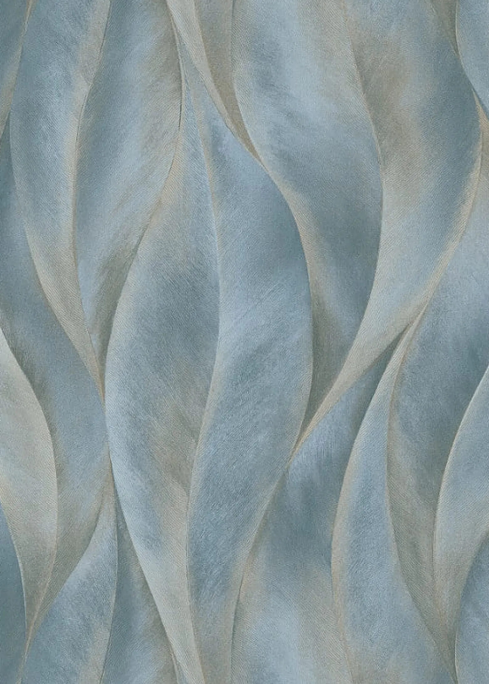 Tapete Guido Maria Kretschmer Blätter grau-blau 10148-44