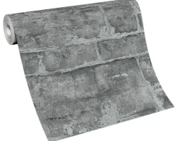 Tapete Guido Maria Kretschmer Stein grau-silber 10222-15