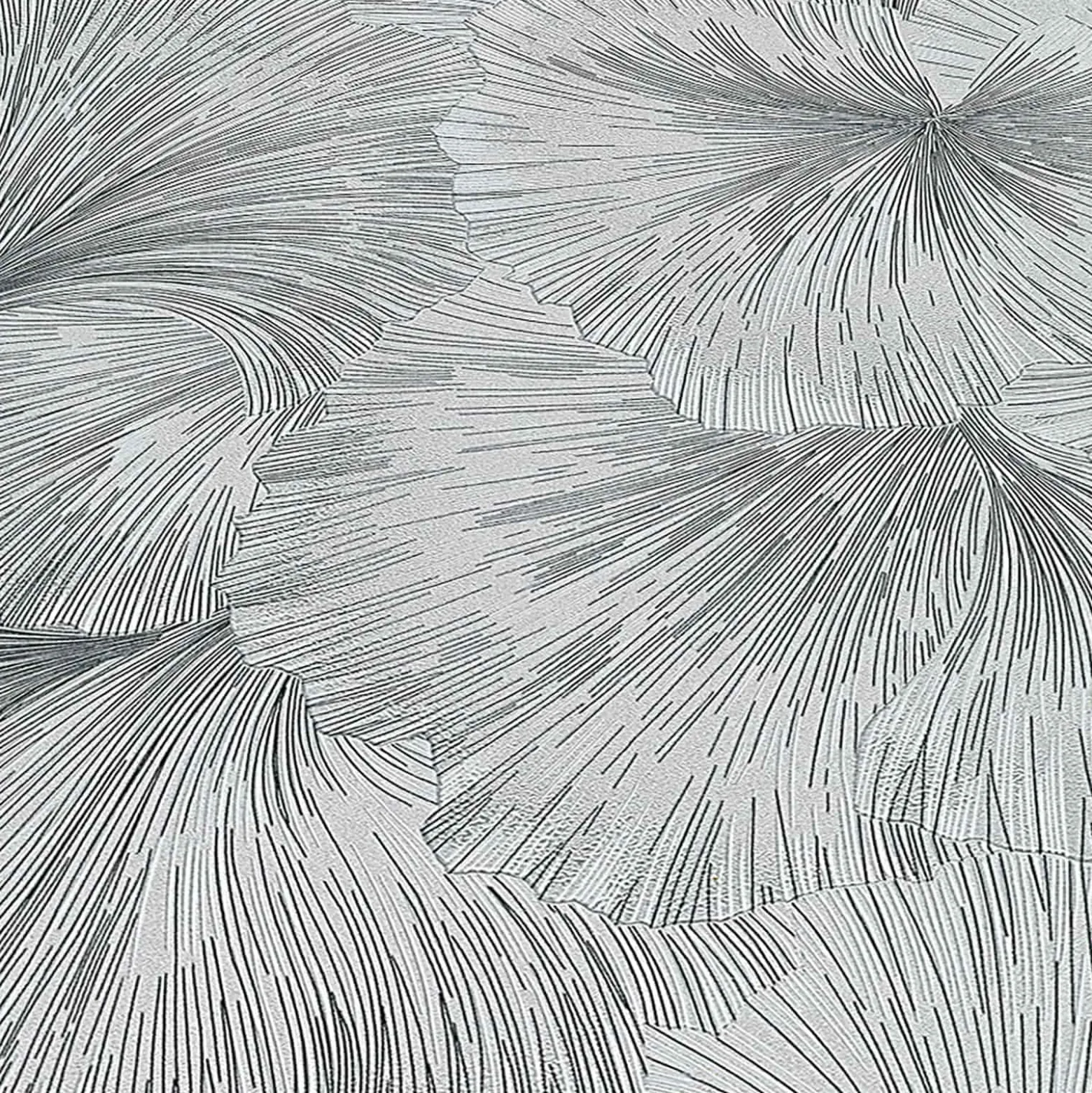 Tapete Guido Maria Kretschmer Floral Silber Metallic