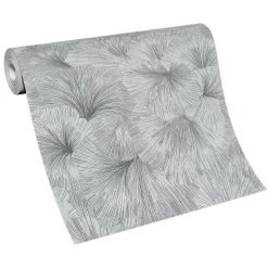 Tapete Guido Maria Kretschmer Floral Silber Metallic
