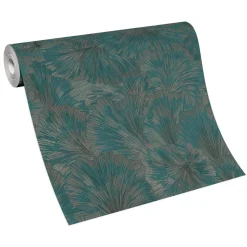 Tapete Guido Maria Kretschmer Floral Petrol Kupfer