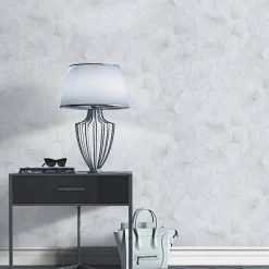 Tapete Guido Maria Kretschmer Floral Grau Silber