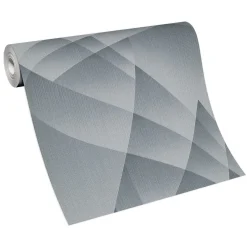 Tapete Guido Maria Kretschmer Grafisch Silber Metallic