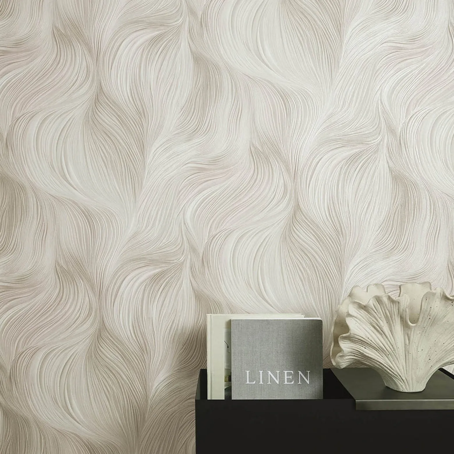 Tapete Guido Maria Kretschmer Wellen Creme Rosa 10522-05