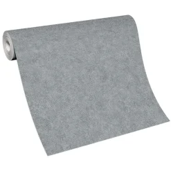 Tapete Guido Maria Kretschmer Struktur Uni Silber Metallic