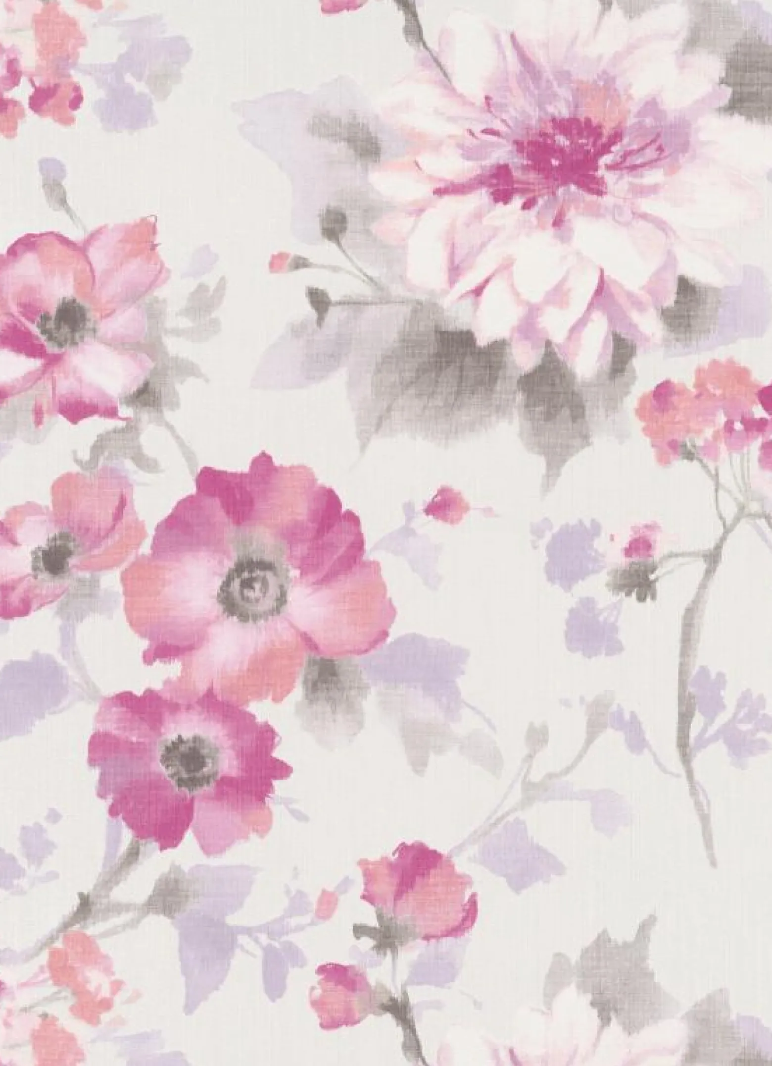 Tapete Guido Maria Kretschmer Blumen weiß rosa 10051-05