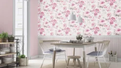 Tapete Guido Maria Kretschmer Blumen weiß rosa 10051-05