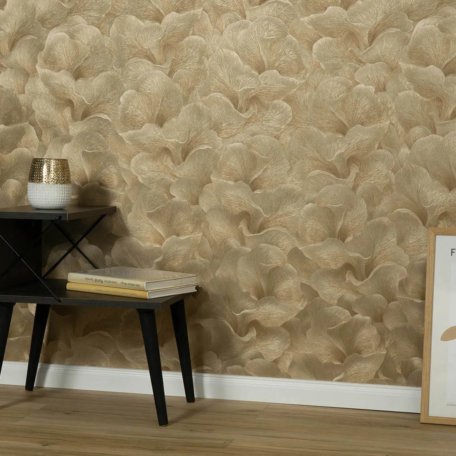 Tapete Guido Maria Kretschmer Floral Gold Metallic