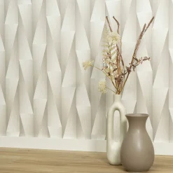 Tapete Guido Maria Kretschmer 3D-Effekt Creme Beige