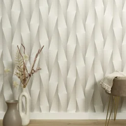 Tapete Guido Maria Kretschmer 3D-Effekt Creme Beige