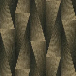 Tapete Guido Maria Kretschmer 3D-Effekt Schwarz Gold