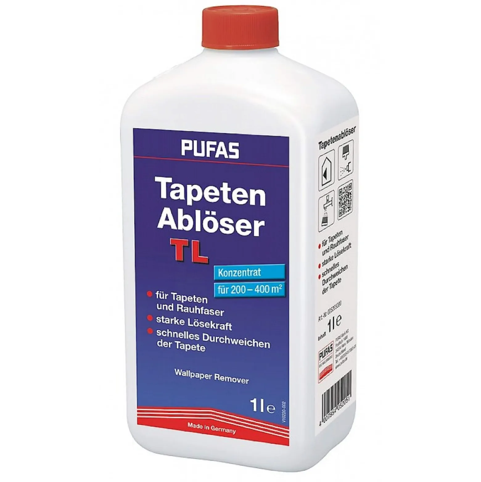 Tapetenablöser Konzentrat starke Lösekraft 1L Pufas