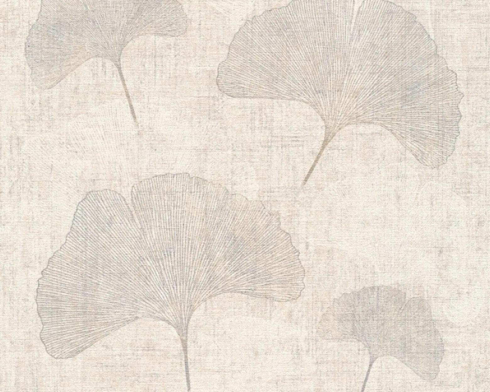 Tapete Natur Blätter AS Creation creme grau 32265-3