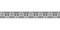 Tapetenbordüre Borte Barock schwarz weiß AS 30389-3