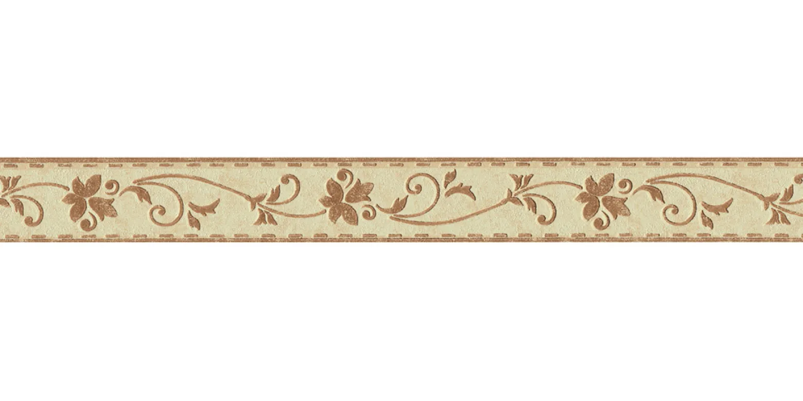 Tapetenbordüre Borte Ranken cremebeige braun AS 2590-28