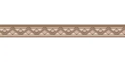 Tapetenbordüre Borte Zickzack beige braun AS 93691-1