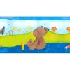 Tapeten Bordüre Kinder Teddybär Buntstifte bunt AS