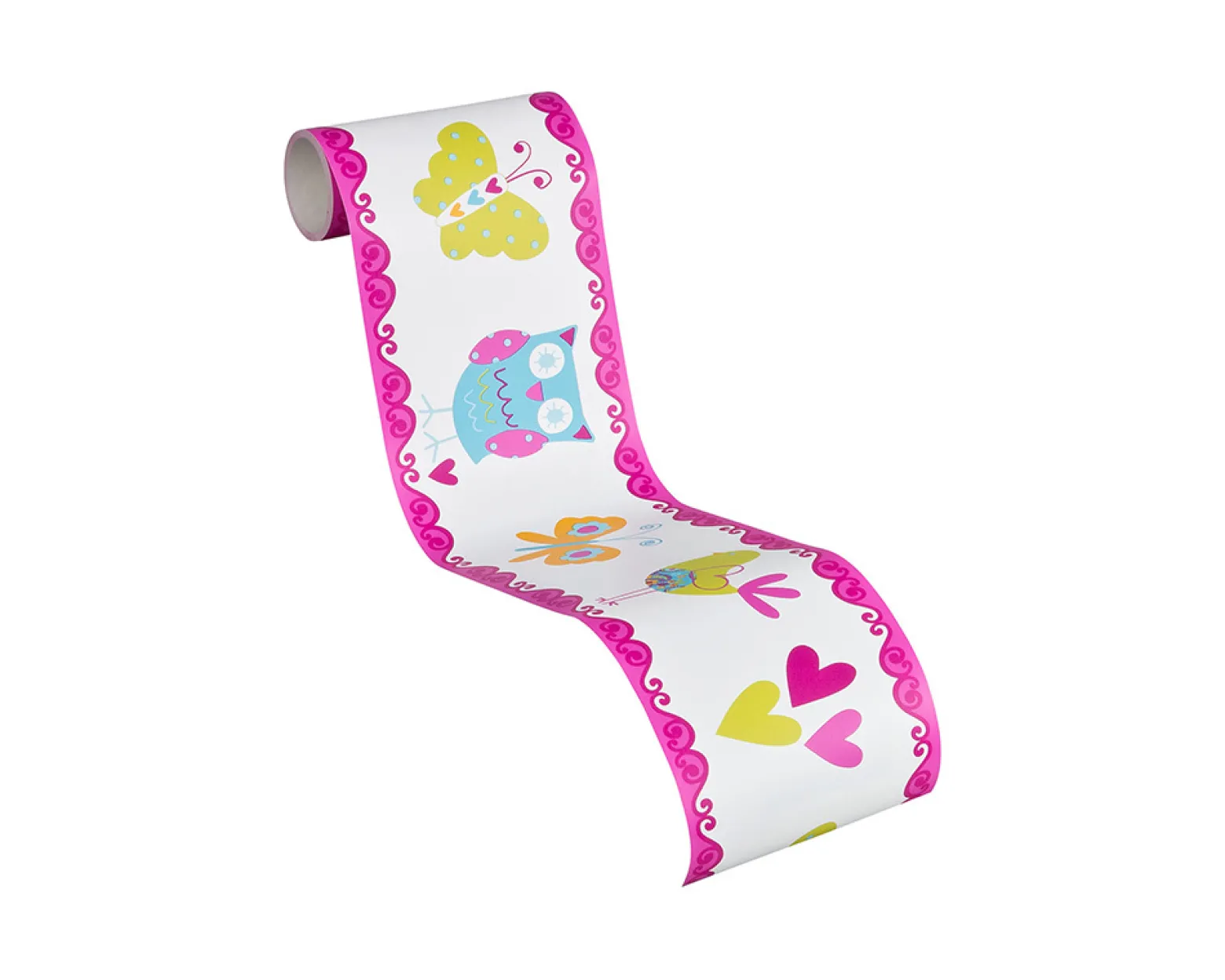 Tapeten Bordüre Kinder Tiere Herzen bunt AS 8954-17