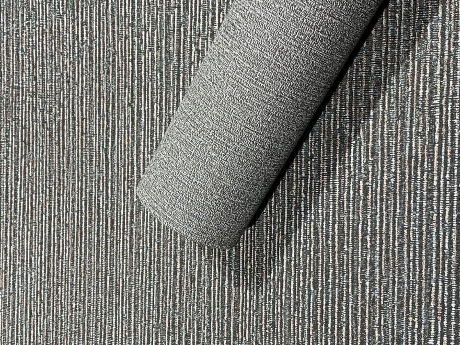 Tapete Papis Loveday Anthrazit Textil Optik 86750