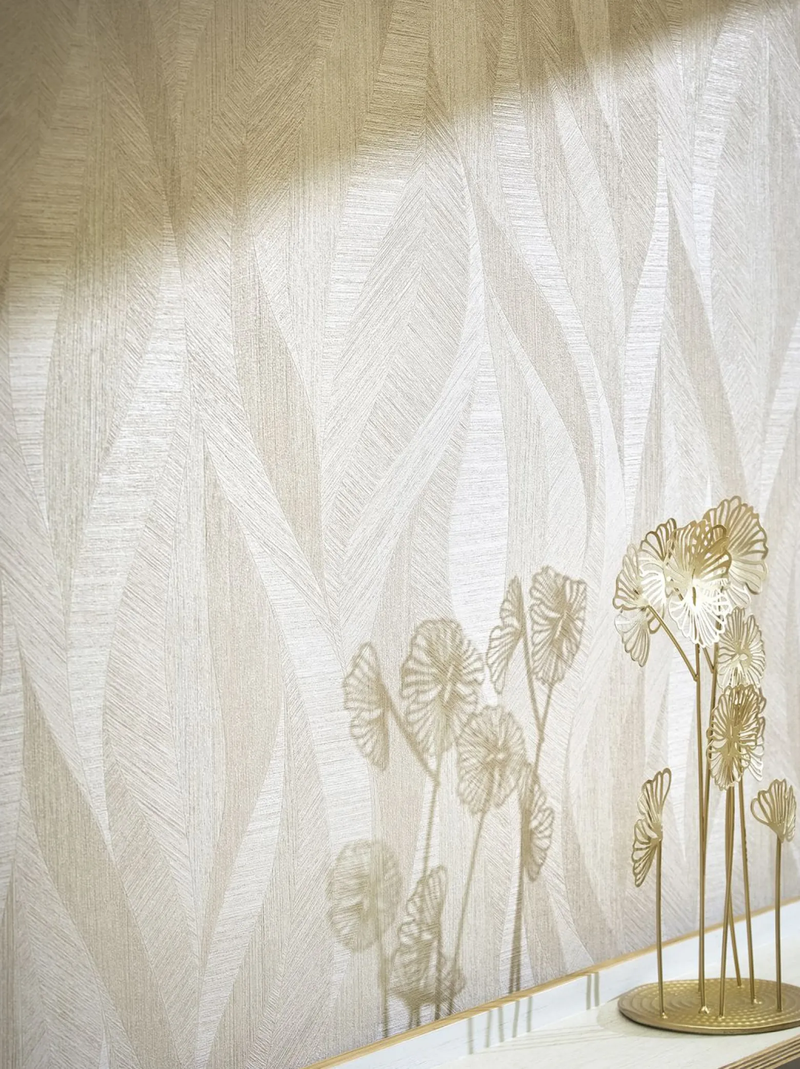 Tapete Papis Loveday Beige Wellenmuster 86722