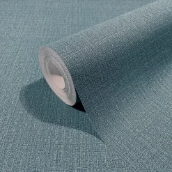 Tapete Papis Loveday Blau Textil Optik 86751