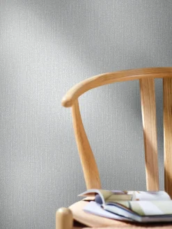 Tapete Papis Loveday Grau Textil Optik 86747