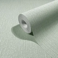 Tapete Papis Loveday Grün Textil Optik 86749