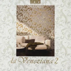 Tapete Retro braun gold Marburg La Veneziana 53149