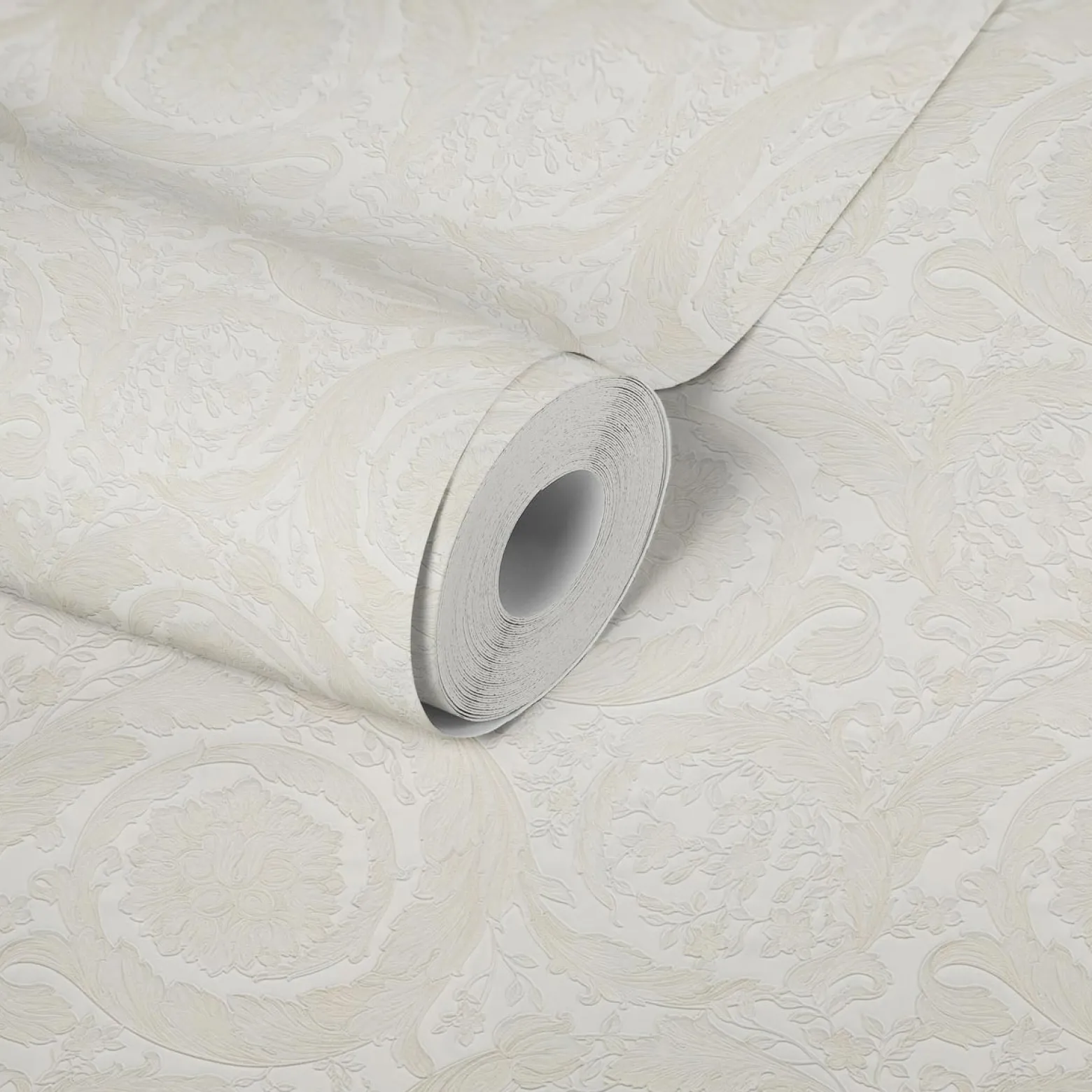Tapete Versace Home Blumen creme Metallic 93583-2