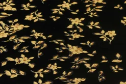 Tapete Versace Home Blumen schwarz gold Metallic 935854