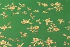 Tapete Versace Home Kleine Blumen grün gold 935856